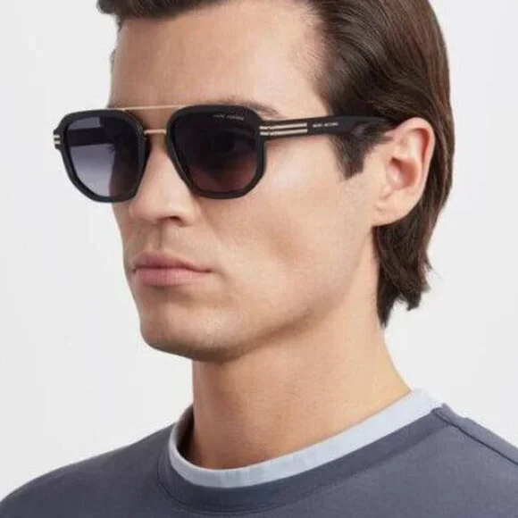 🕶️ New Marc Jacobs MARC588/S 0900HA Sunglasses -Crystal Frame, Brown Lenses - Picture 3 of 11